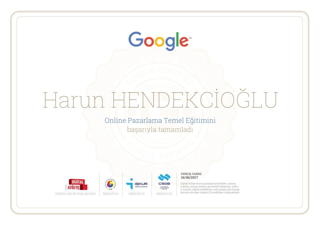 Google Certificate Google Certificate